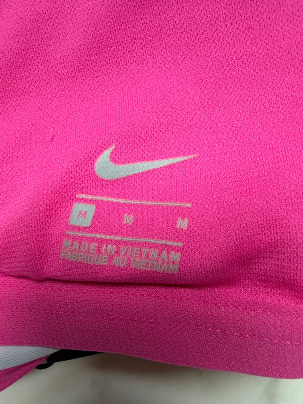 Nike Women’s V-Neck One-Piece Swim Tank in Teal, Pink & Black - Picture 2 of 3